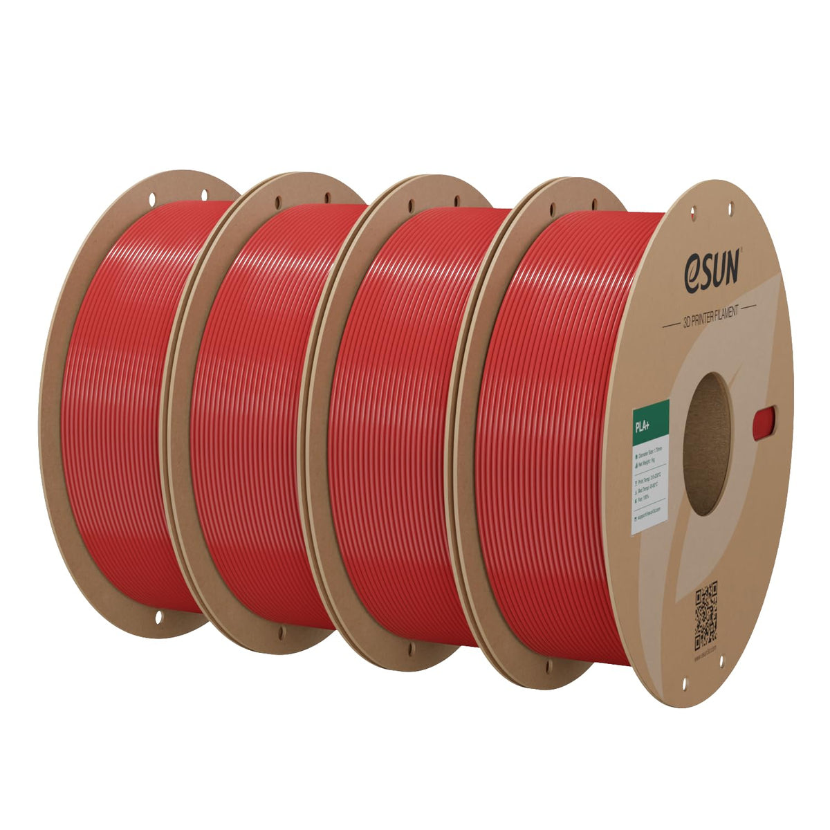 eSUN PLA+ 3D Printing Filament 1KG(2.2lbs), Enhanced Toughness, Cold White
