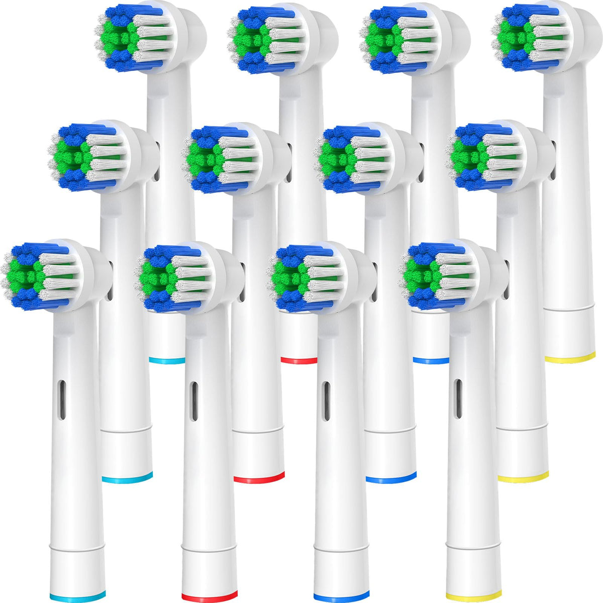20 Pack Toothbrush Replacement Heads Black Compatible with Oral B Professional Soft Clean Electric Toothbrush Head Heads Refill Pro 500/1000/1500/3000/3757/5000/7000/7500/8000