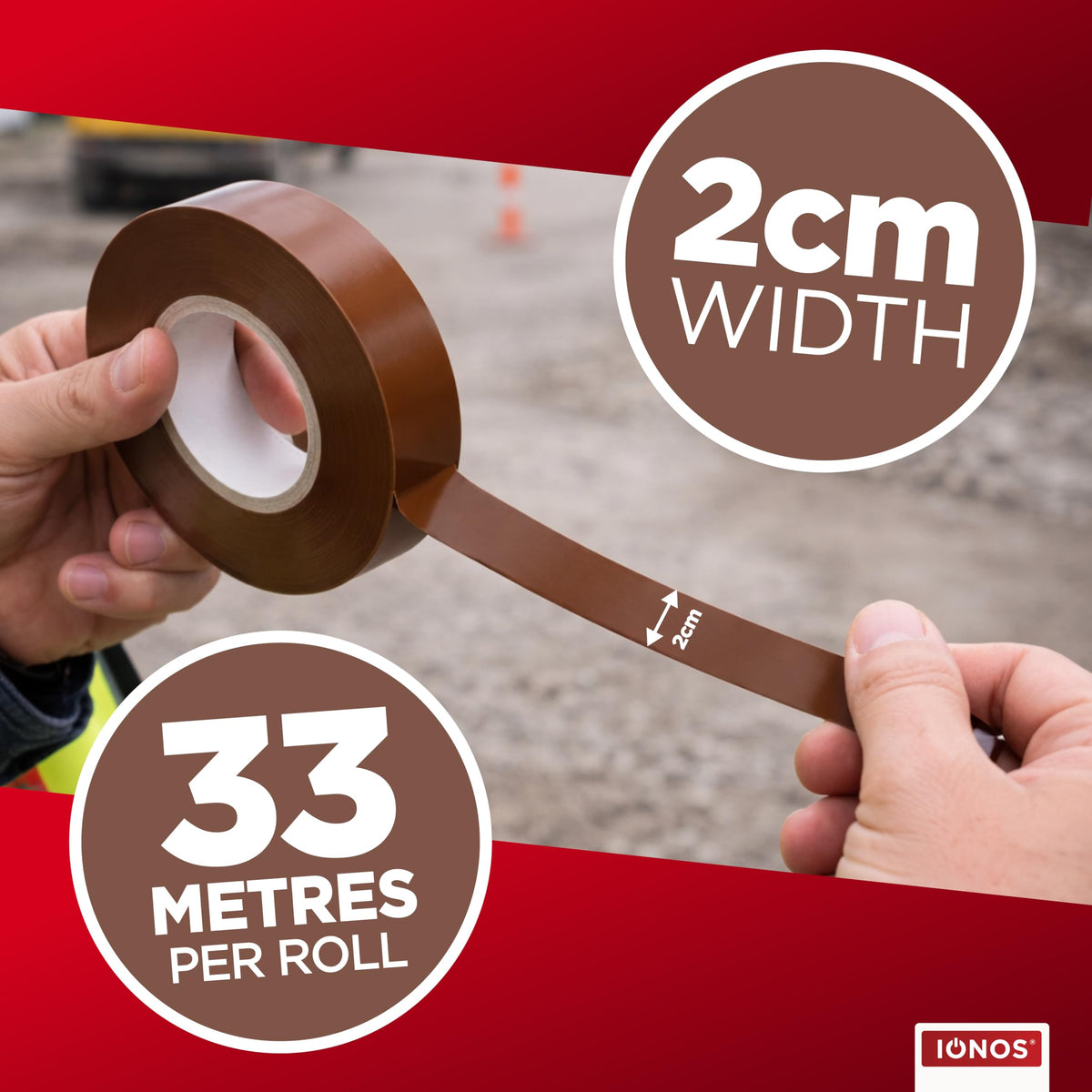Status Electrical Insulating Tape, 10m x 20mm, 5 Pack