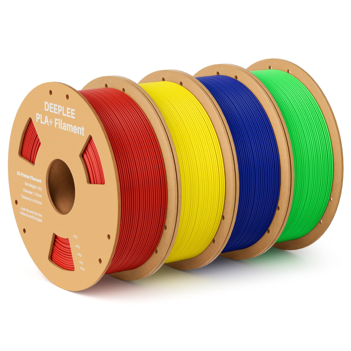 DEEPLEE PLA Plus 1.75mm Filament White 1kg
