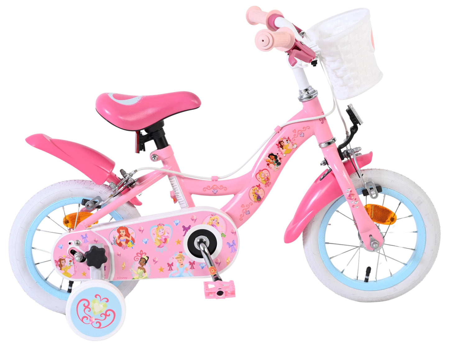 Volare Official Marvel Spider-Man Kids Bike 12" with Stabilisers — Ages 3-4
