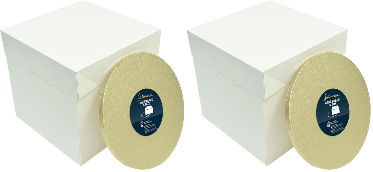 Satinara 12" (30.5cm) Pale Gold Board & Extra Tall Box Set