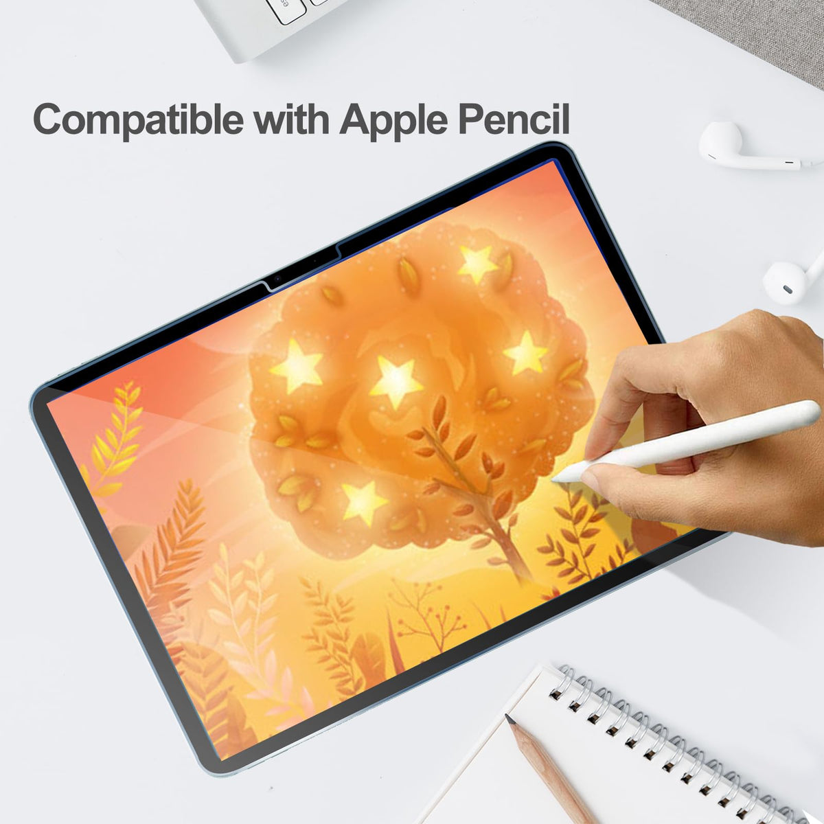 ProCase 2 Pack Screen Protector for iPad A16 2025 11th 11"/10th 2022 10.9"