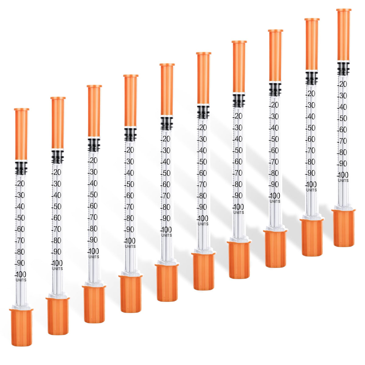 10Pack 1ml Dispensing Tool with Cap 31G 6mm, Individually Wrapped, Plastic Measuring Tools for Lab, Crafting (10)