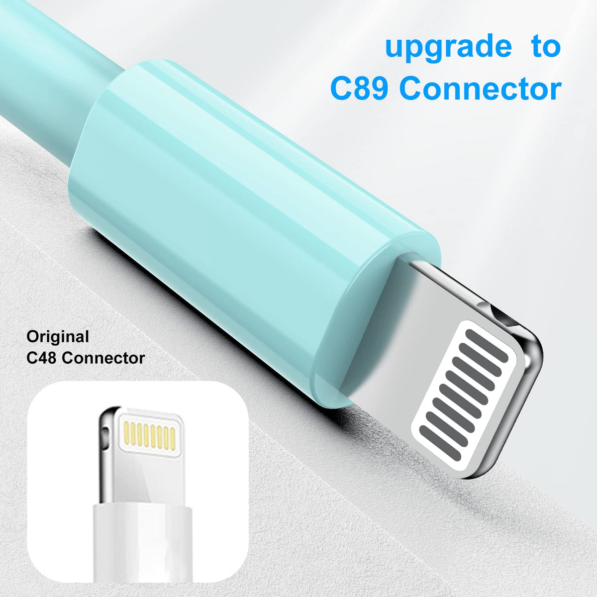 2 Pack Apple MFi Certified iPhone Charger Cable 2m, Apple Lightning to USB Cable Cord 2 metres Fast Charging A pple Phone Long Cable for iPhone13/12/12 mini/ 11/11Pro/Max/X/XS/XR/XS Max/8/7/6/iPad
