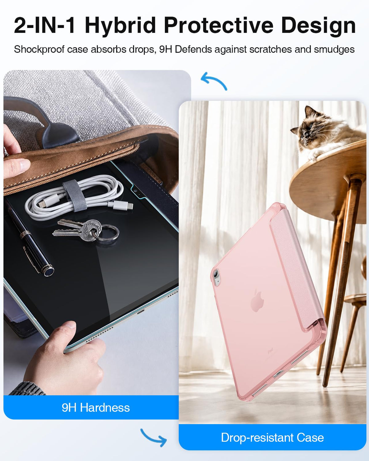 FINTIE Case & Screen Protector Set for iPad A16 11th/10th Gen 11/10.9 Inch