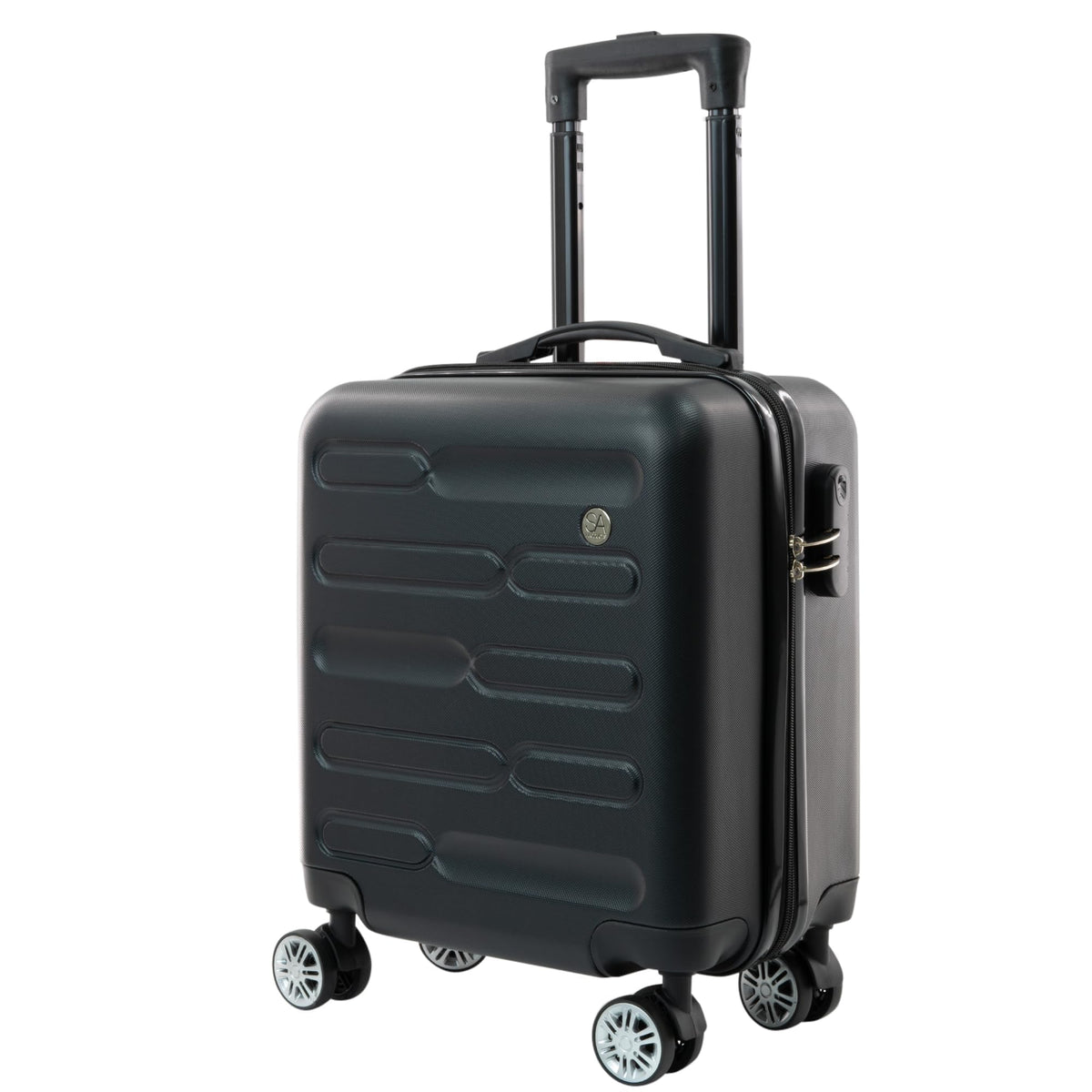 SA Products Cabin Suitcase - 34L Carry On Hard Shell Bag - 55x40x20 - Grey