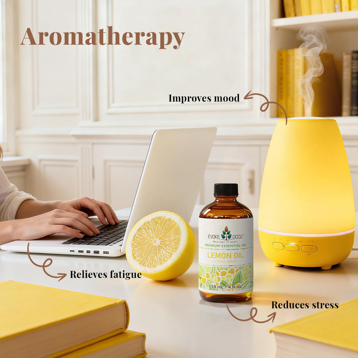 EVOKE OCCU Myrrh Essential Oil for Diffuser, Candle & Skin