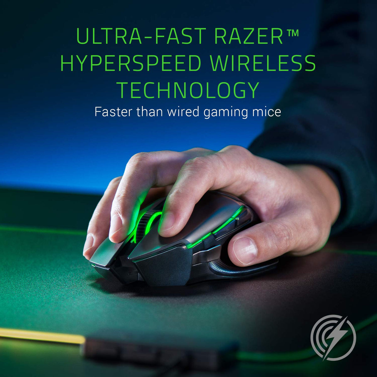 Razer Basilisk V3 - Wired Customisable Gaming Mouse (10+1 Programmable Buttons, HyperScroll Tilt Wheel, 11 Chroma RGB Lighting Zones, Optical Mouse Switches, Focus+ 26K DPI Optical Sensor) Black