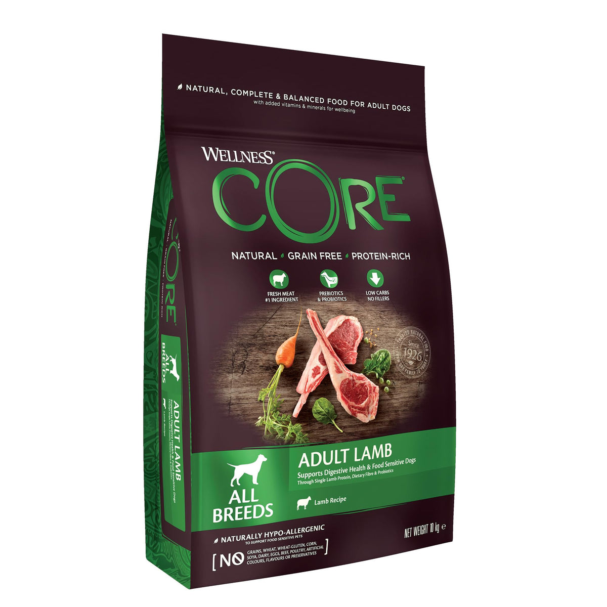 Wellness CORE Active Life 10 kg, Chicken & Turkey – Dry Dog Food