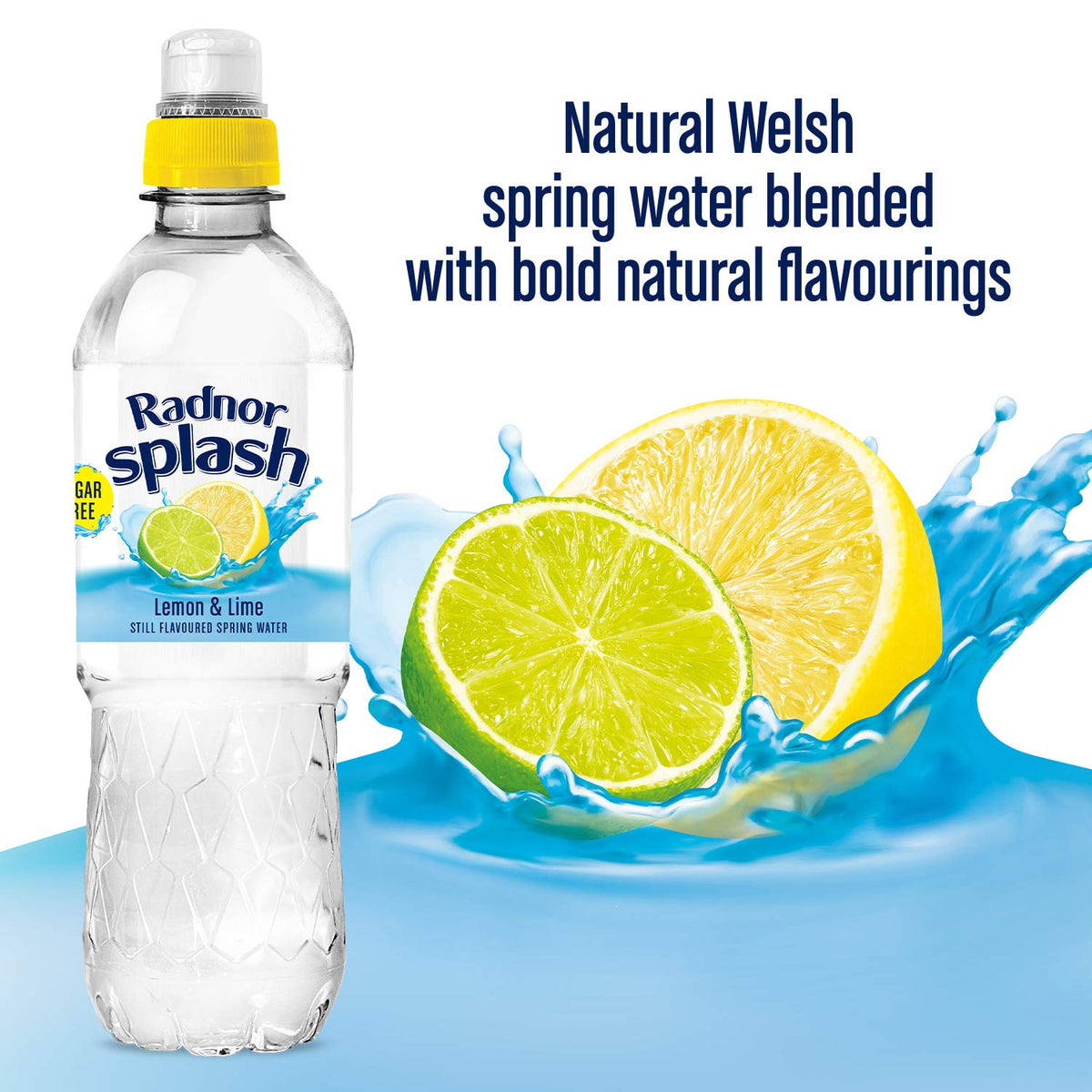 Radnor Splash Flavoured Water Sugar Free 500ml - Pack of 24 (Strawberry)
