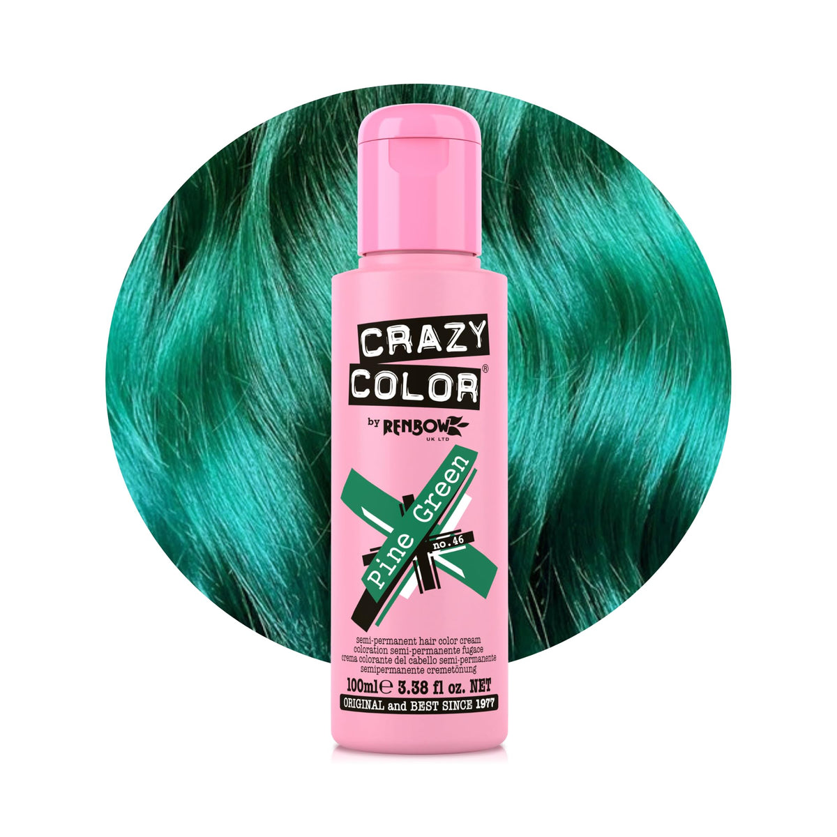 Crazy Color Cyclamen Pink Hair Dye 100ml