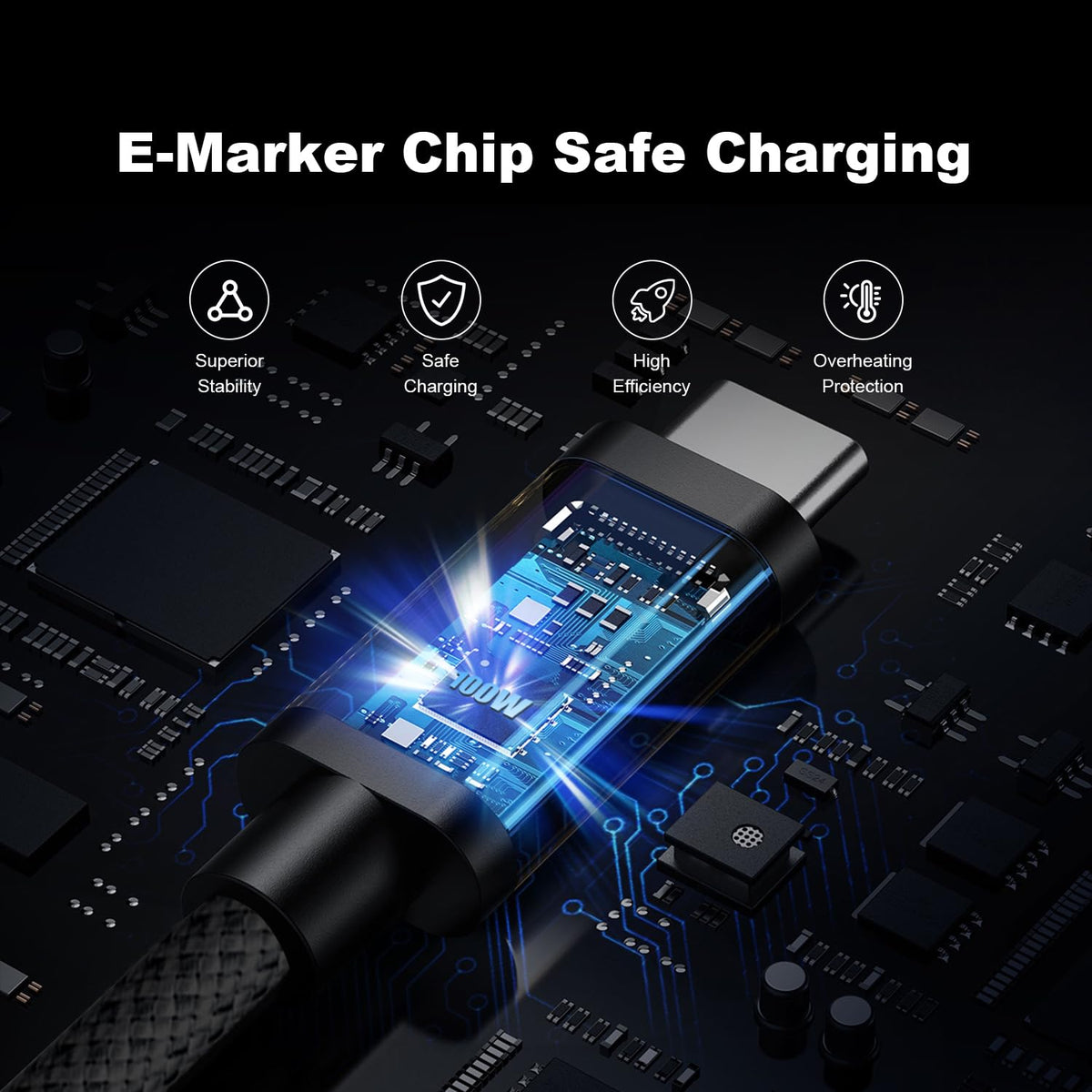 USB C to USB C Charger Cable 2M 2Pack, 60W Nylon Braided USB C to C Cable Original Fast Charge Type C Data Cable for iPhone 18 Pro Max/Duo/Fold/17e/17Air/16/Plus, Samsung Galaxy S26 S25, MacBook Air