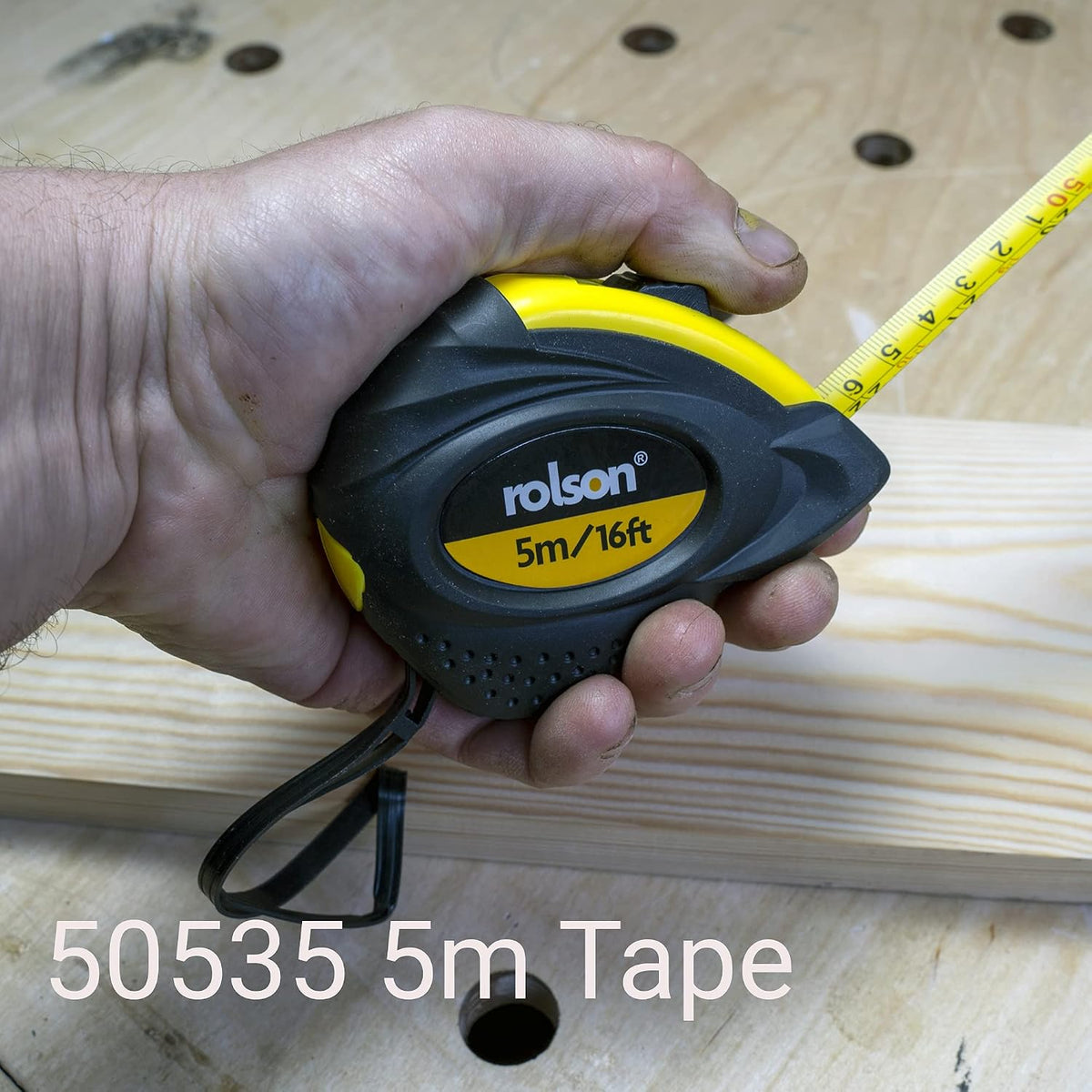 Rolson 50535 5 m x 19 mm Tape Measure