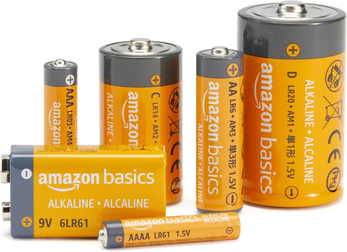 Amazon Basics 4-Pack 23A Alkaline Battery, 12 Volt, Long-Lasting Power