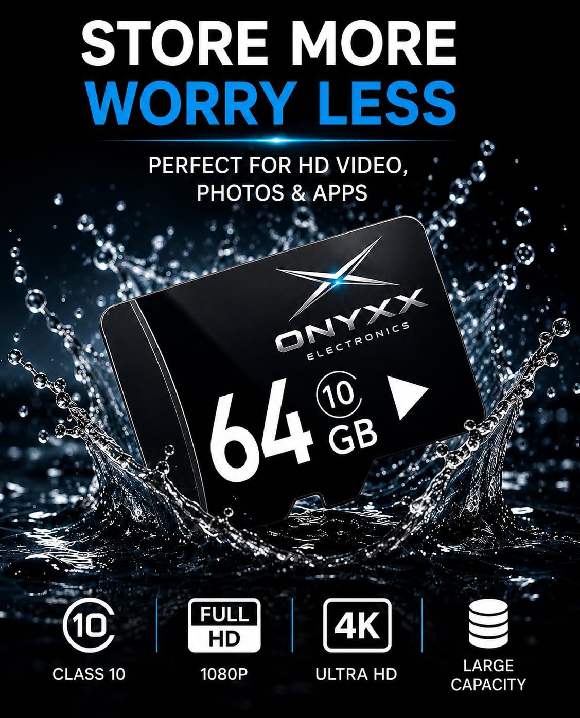 16GB Micro SD Card Class 10 High Speed Memory Card TF Card for Smartphone, Camera, Tablet, Dash Cam, Speaker, Android Devices, HD Video Recording & Data Storage