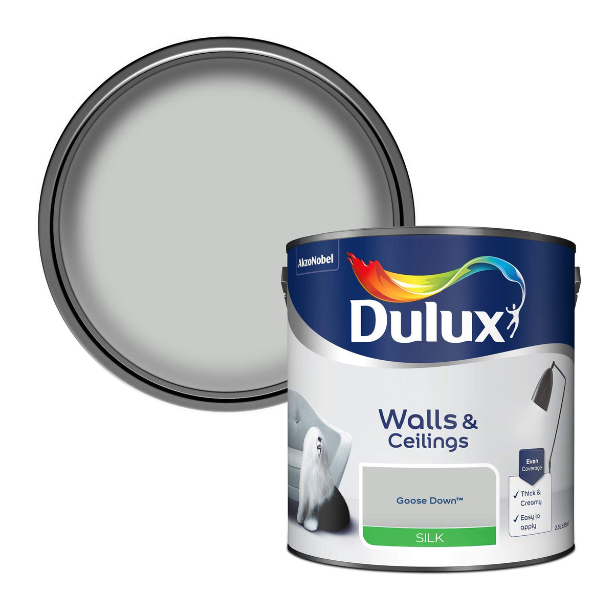 Dulux Tester Paint, White Mist, 30 ml (Pack of 1)