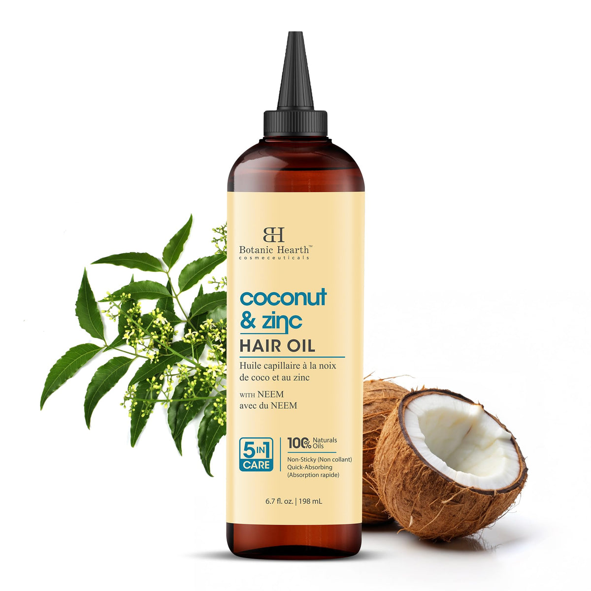 Botanic Hearth Argan & Biotin Hair Oil, 198 ml