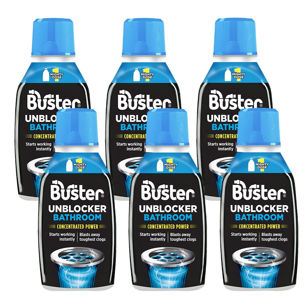 Buster Bathroom Drain Unblocker (Pack of 2 x 300ml)