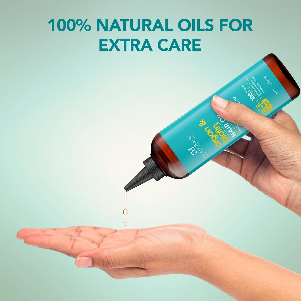 Botanic Hearth Argan & Biotin Hair Oil, 198 ml