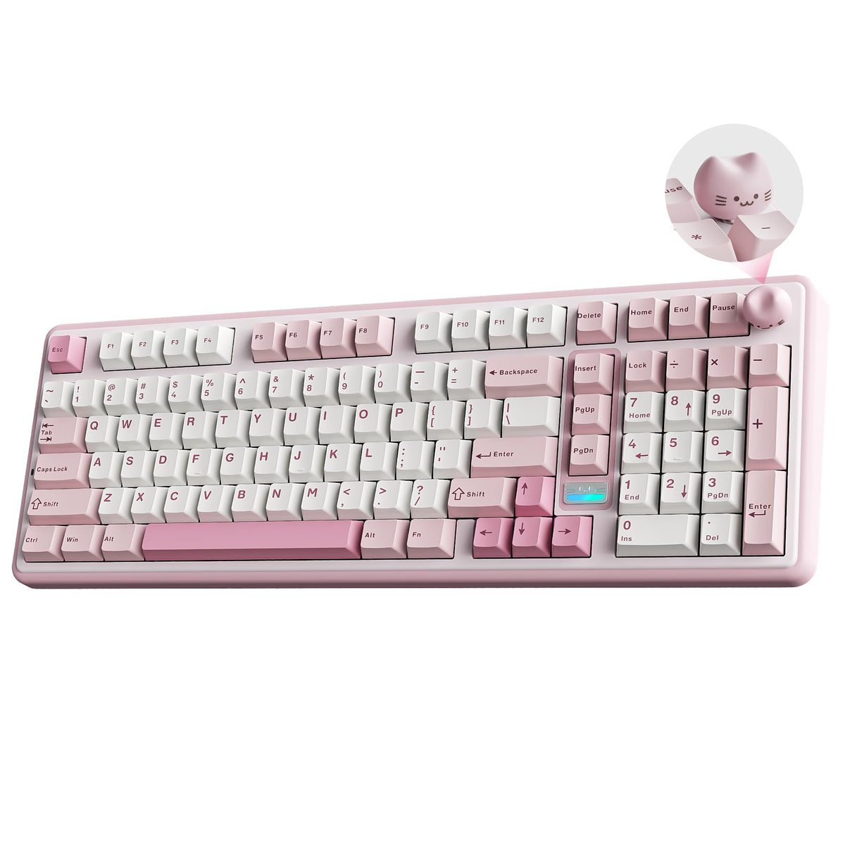 YUNZII B98 PRO 96% Wireless Mechanical Keyboard (Matcha Green, Candy Switch)