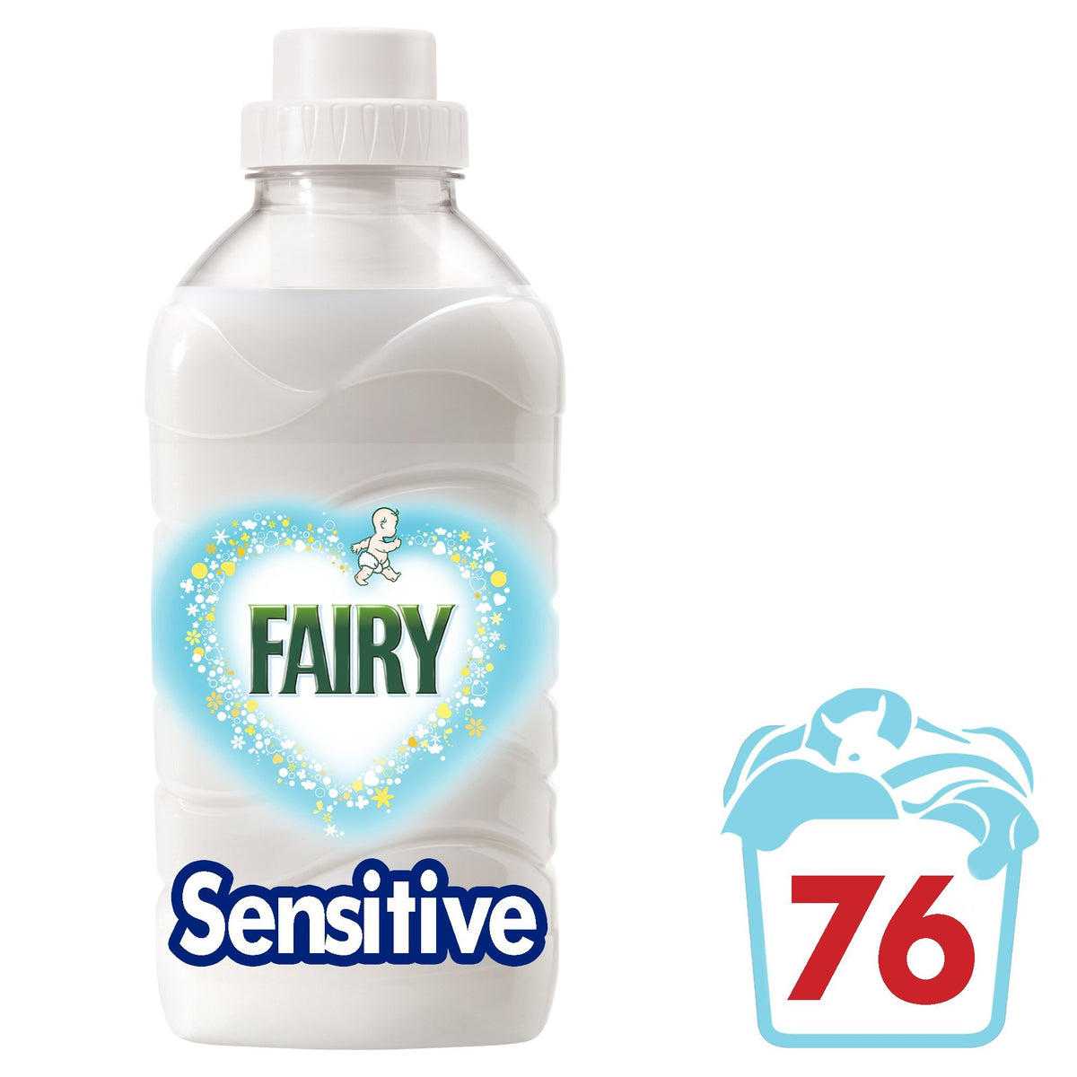 Fairy Super Concentrate Fabric Softener Conditioner 4.8L – 240 Washes – Gentle Softness for Sensitive Skin & Baby Clothes