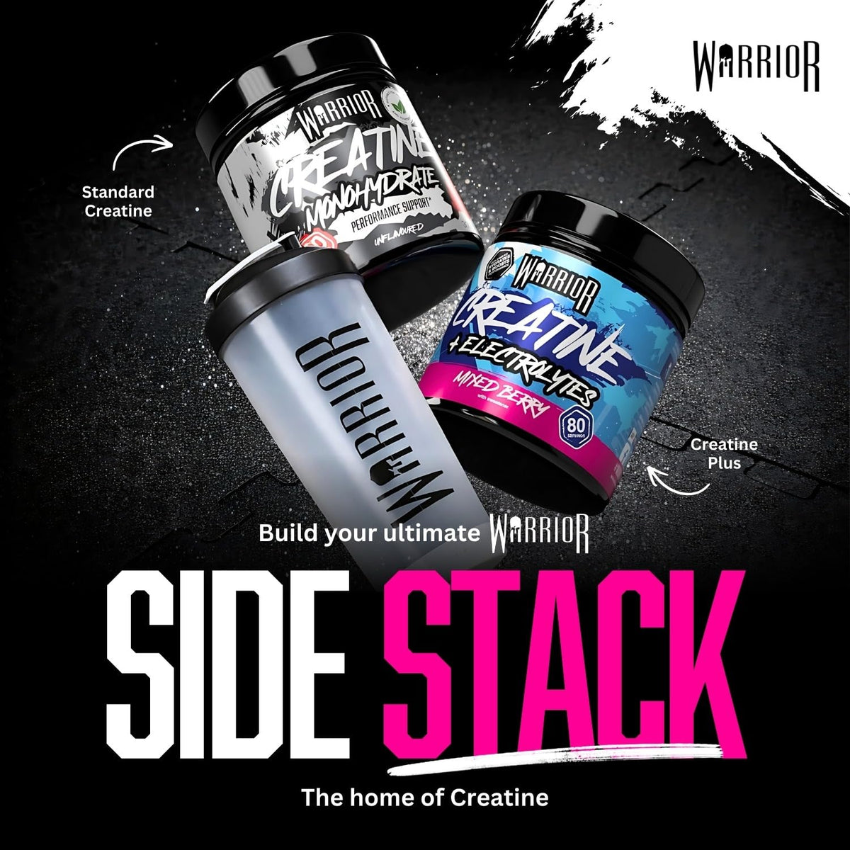 Warrior Protein Shaker Bottle 600ml with Wire Mixball Protein Shake Mixer