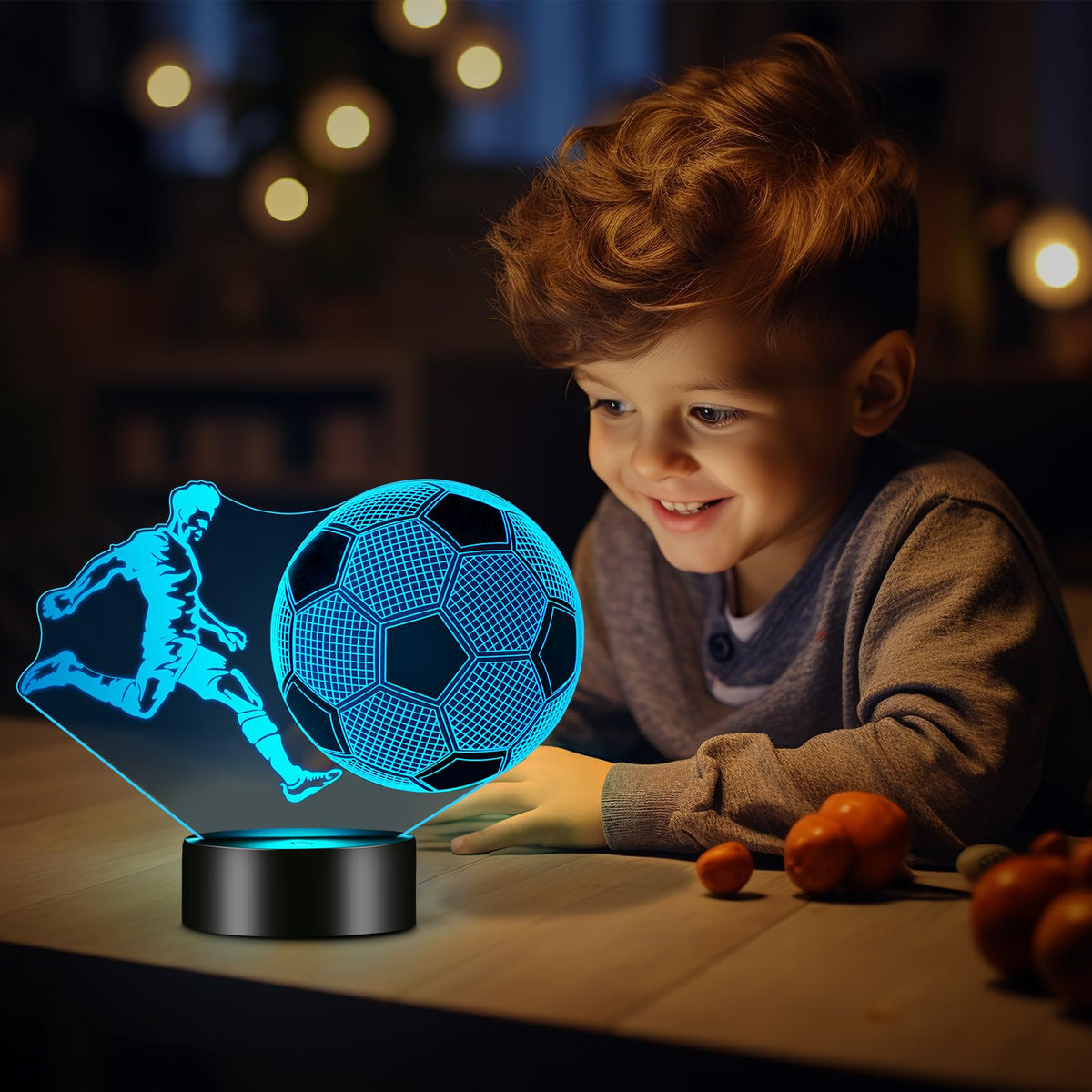 Linkax Horse Gifts for Boys, 3D Illusion Night Light for Girl Bedroom Decor