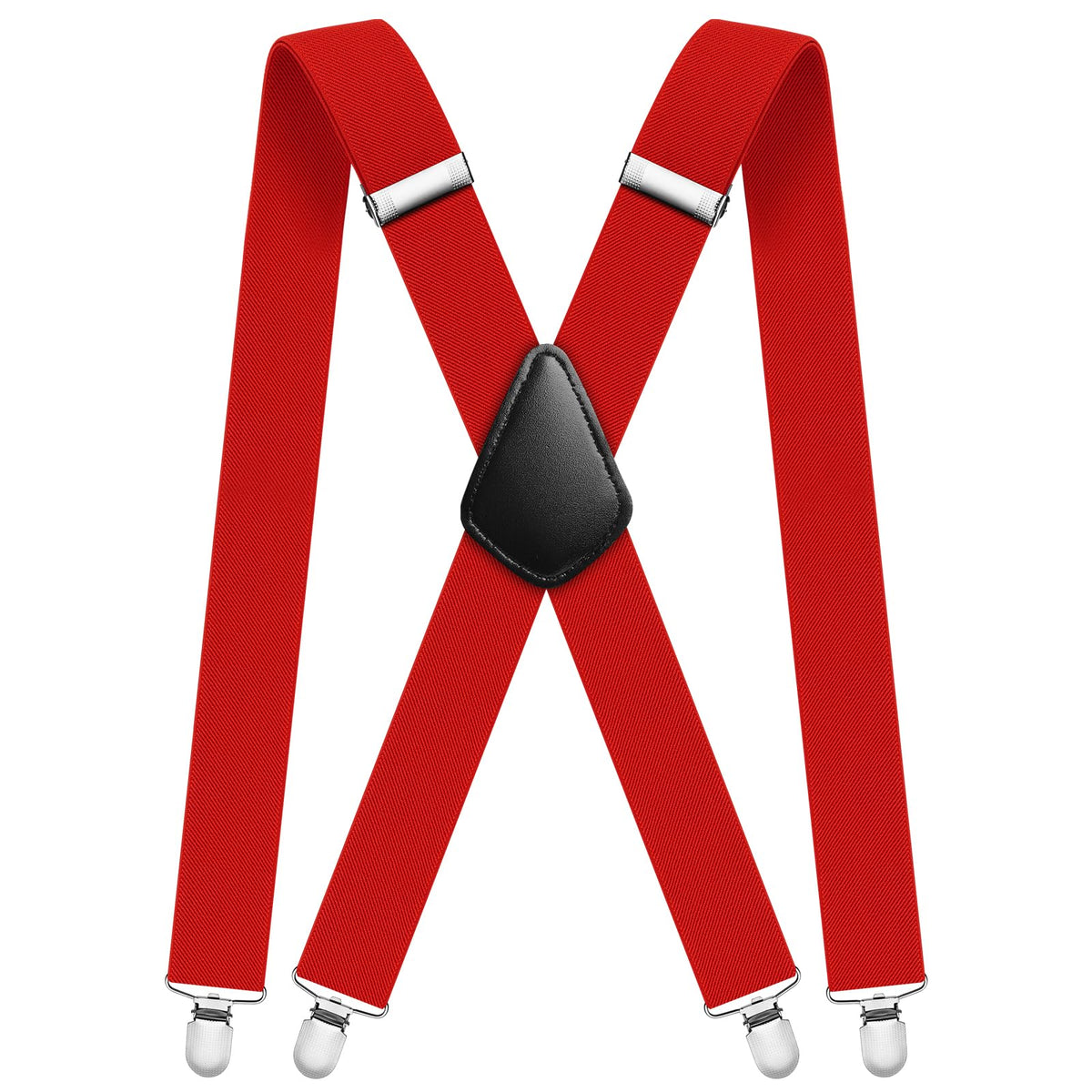 Aomig Mens Braces, Mens Suspenders with Strong Metal Clips, 3.5cm Wide Heavy Duty Suspenders for Men Women Business Wedding Casual