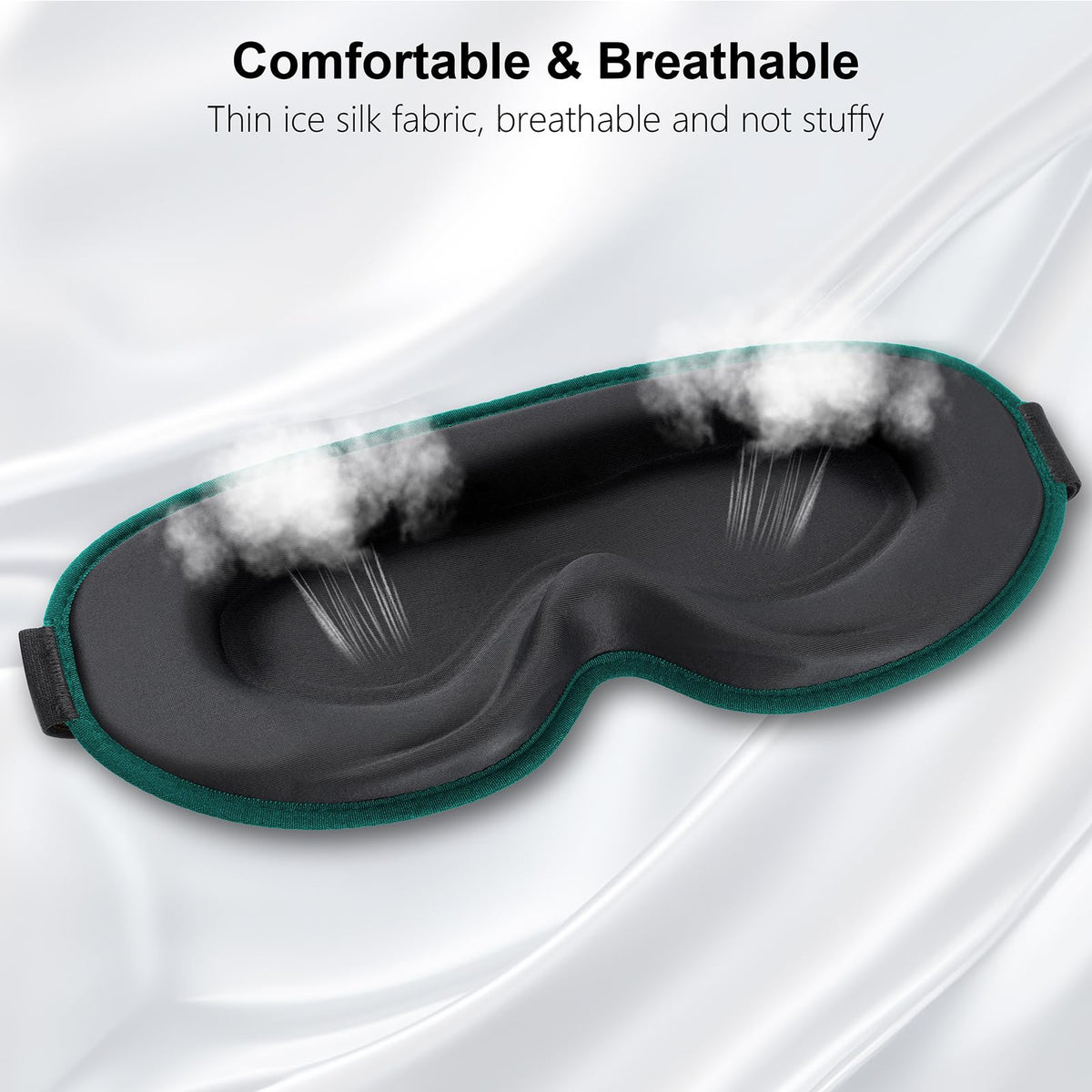 Gritin 100% Blackout Sleep Mask for Women & Men-Zero Eye Pressure Eye Mask
