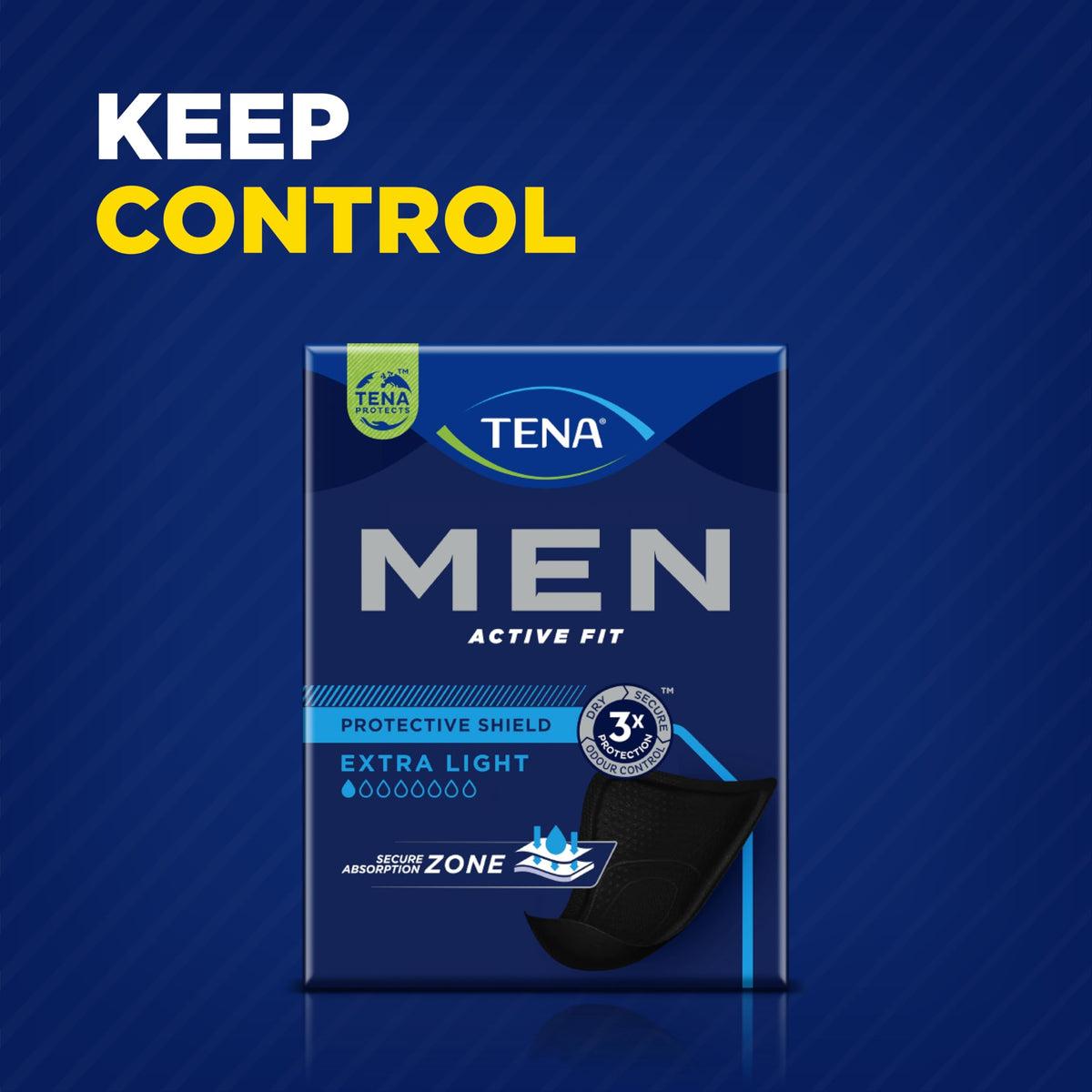 TENA Men Protective Underwear, Large, Level 4 for Heavy Bladder Weakness x 40