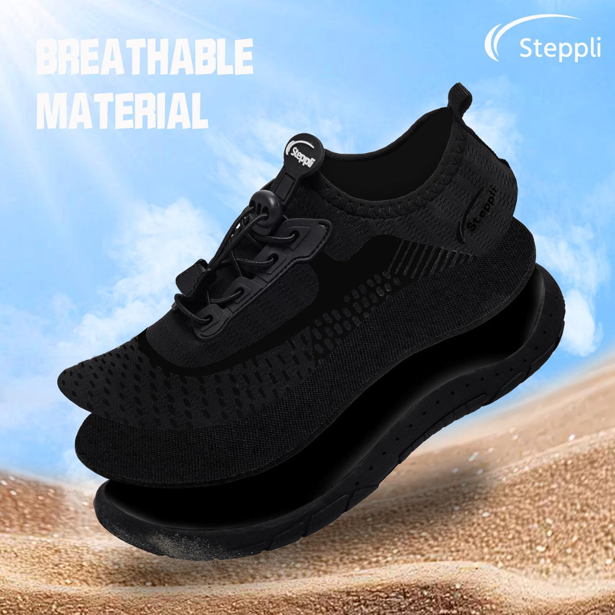 Steppli Water Shoes Beach Barefoot Swim Sea Aqua Shoes for Men Women
