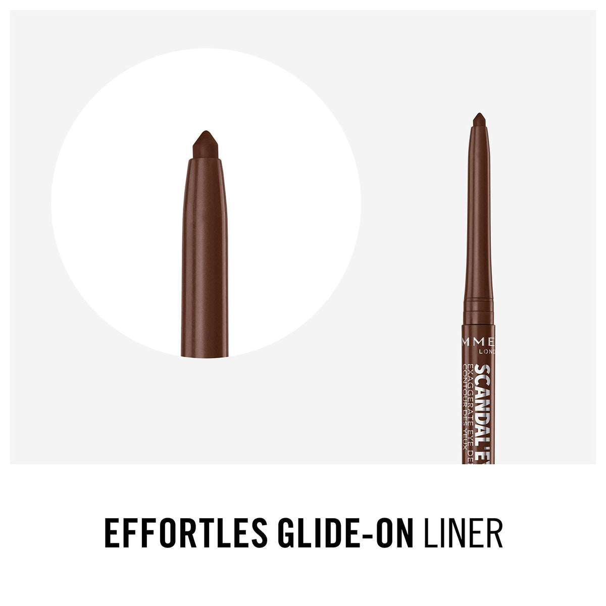 Rimmel London Scandaleyes Exaggerate Eye Definer, 001 Intense Black, 0.35g