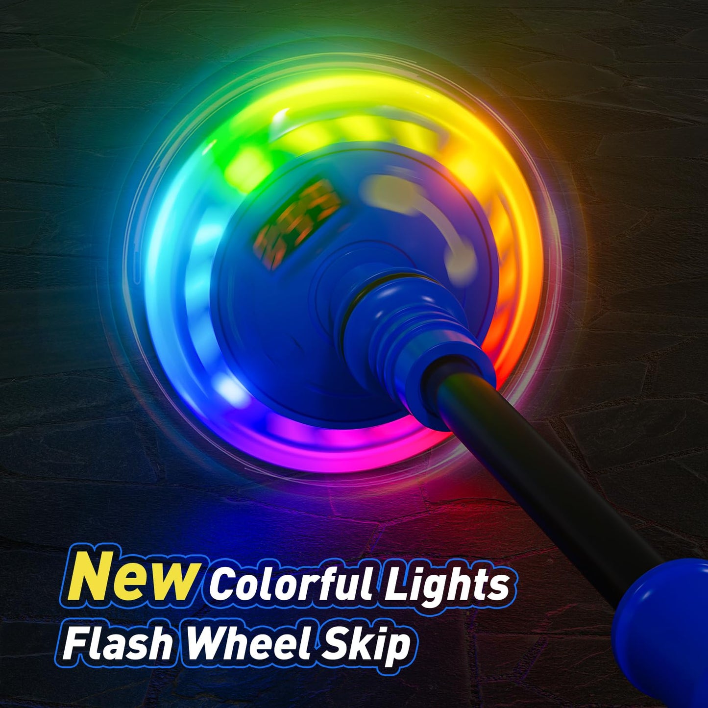 Hot Bee Ankle Skip Ball for Kids with Counter, Timer, Cal Calculator, Girl Birthday Gifts for Age 5 6 7 8 9 10+, Rechargeable Foldable Sports Toy Skip it Toy for Kids Xmas Present