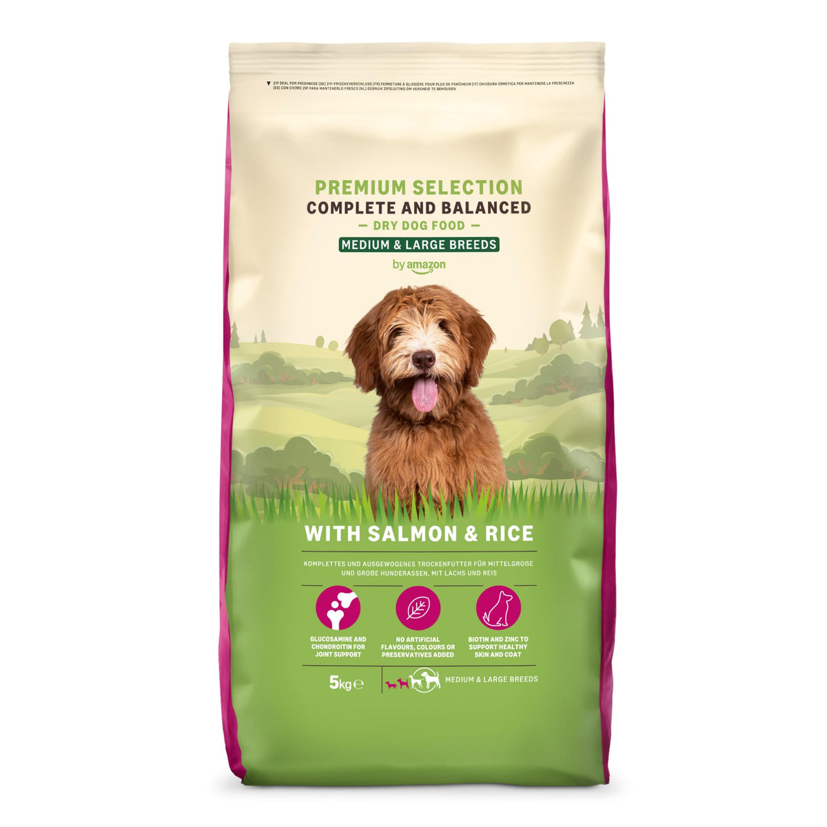 by Amazon Complete Dry Dog Food Rich in Chicken & Rice 3kg