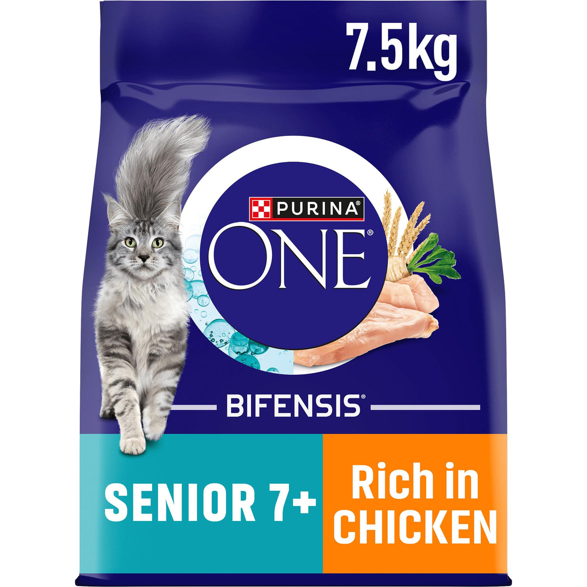 PURINA ONE Bifensis Adult Dry Cat Food Chicken 7.5kg Pack
