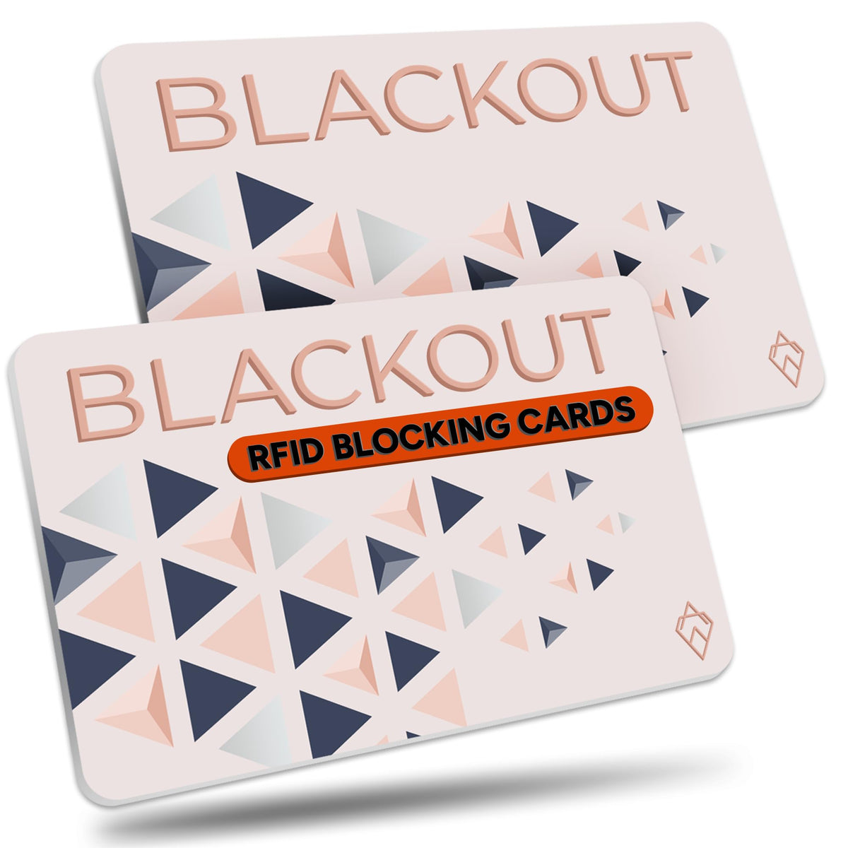 AKIELO Blackout RFID Blocking Card (4 Pack) – Ultra Thin Anti Theft Credit Card Protector – Ultimate Bank Card Blocker for Contactless Cards and Wallet Protection (Black Edition - 4 Pack)