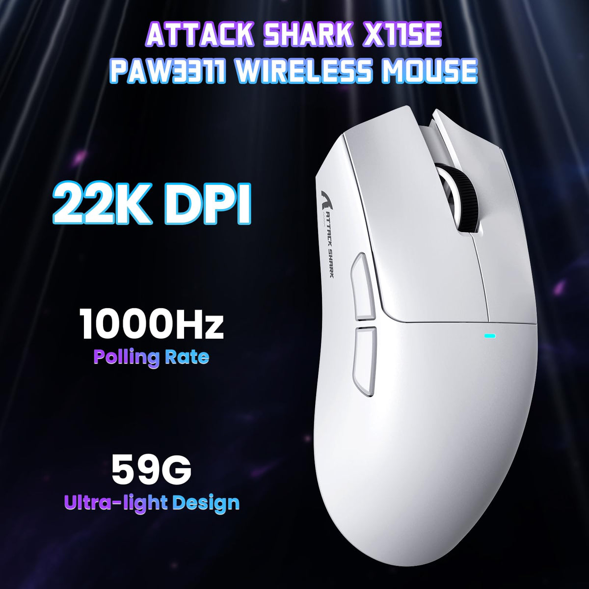 ATTACK SHARK X11 SE Wireless Gaming Mouse for PC/Xbox/PS/Mac