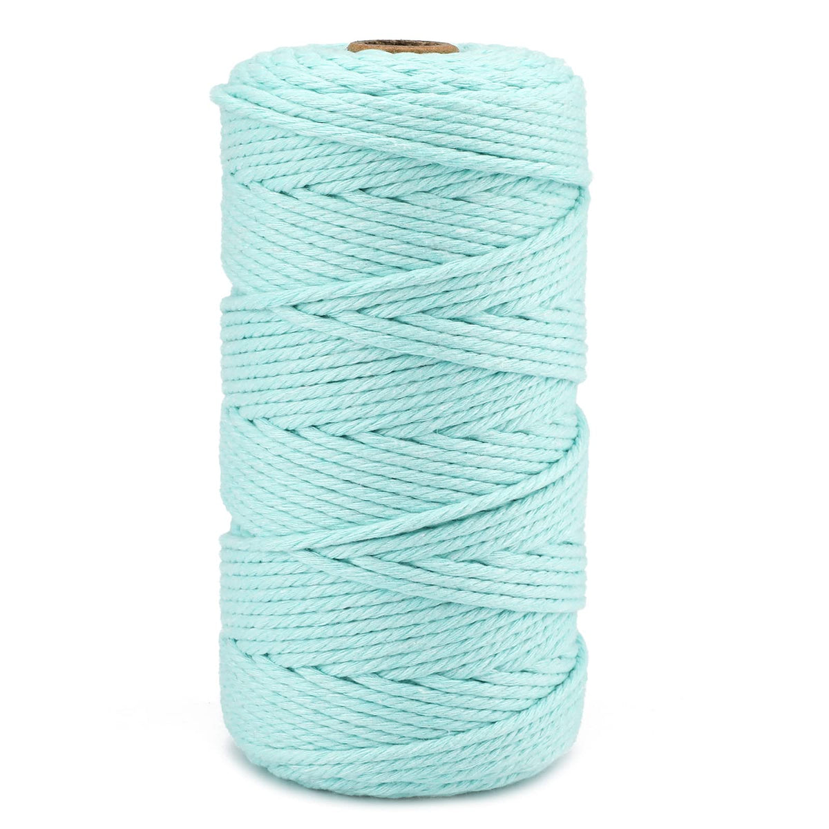 jijAcraft 4MM White Macrame Cord: 100M Cotton String Twine for Crafts