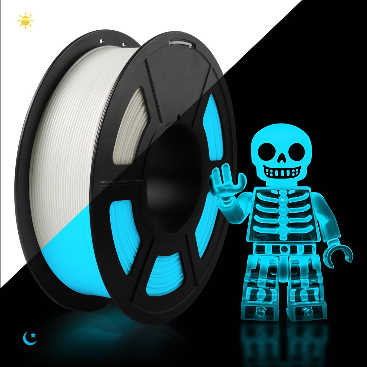 TECBEARS PETG Filament 1.75mm Black 1KG, High Strength & Toughness