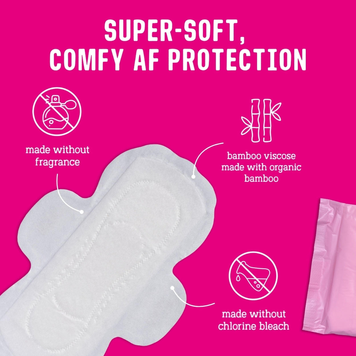 Flo Bamboo Period Pads - 10 Day & 5 Night