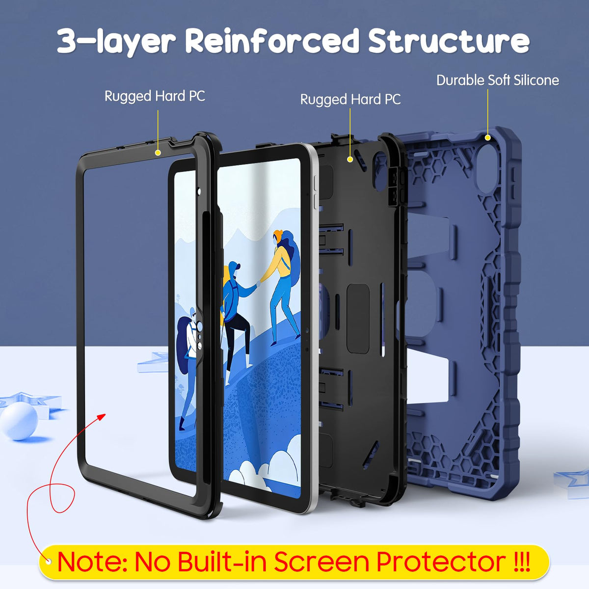 FINTIE Kid-Friendly Case for iPad (A16) 11th Gen 11 Inch, iPad 10th Gen
