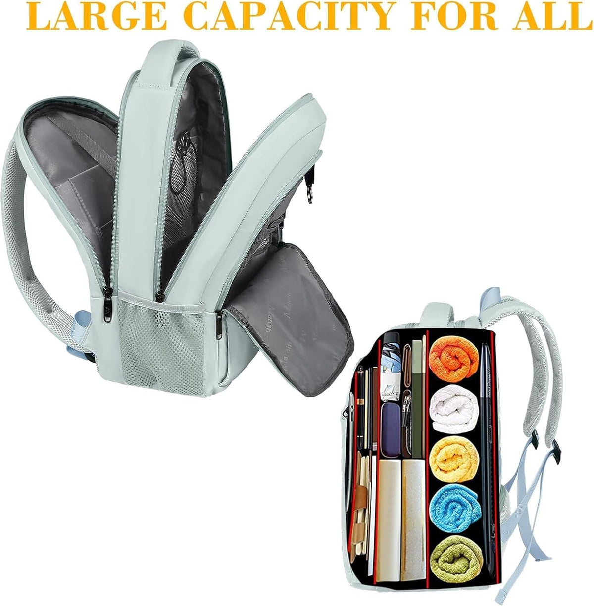 MATEIN Travel Laptop Backpack, Work Bag Laptop Bag, Rucksack for Men Work