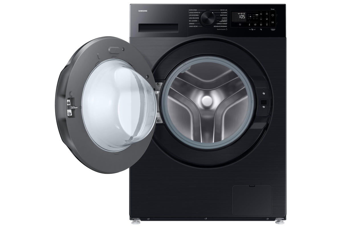 Samsung Series 7 Washer Dryer, AI Energy Wi-Fi enabled, 11/6kg 1400rpm, Black, WD11DB7B85GBU1