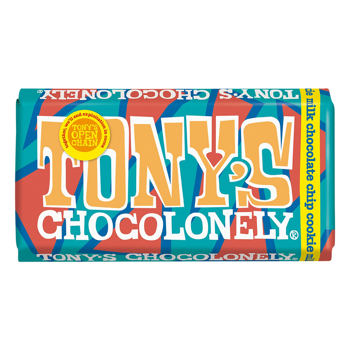 Tony's Chocolonely Milk Chocolate Bar - 180g Belgian Fairtrade Chocolate, Gift, 32% Cocoa, Vegetarian