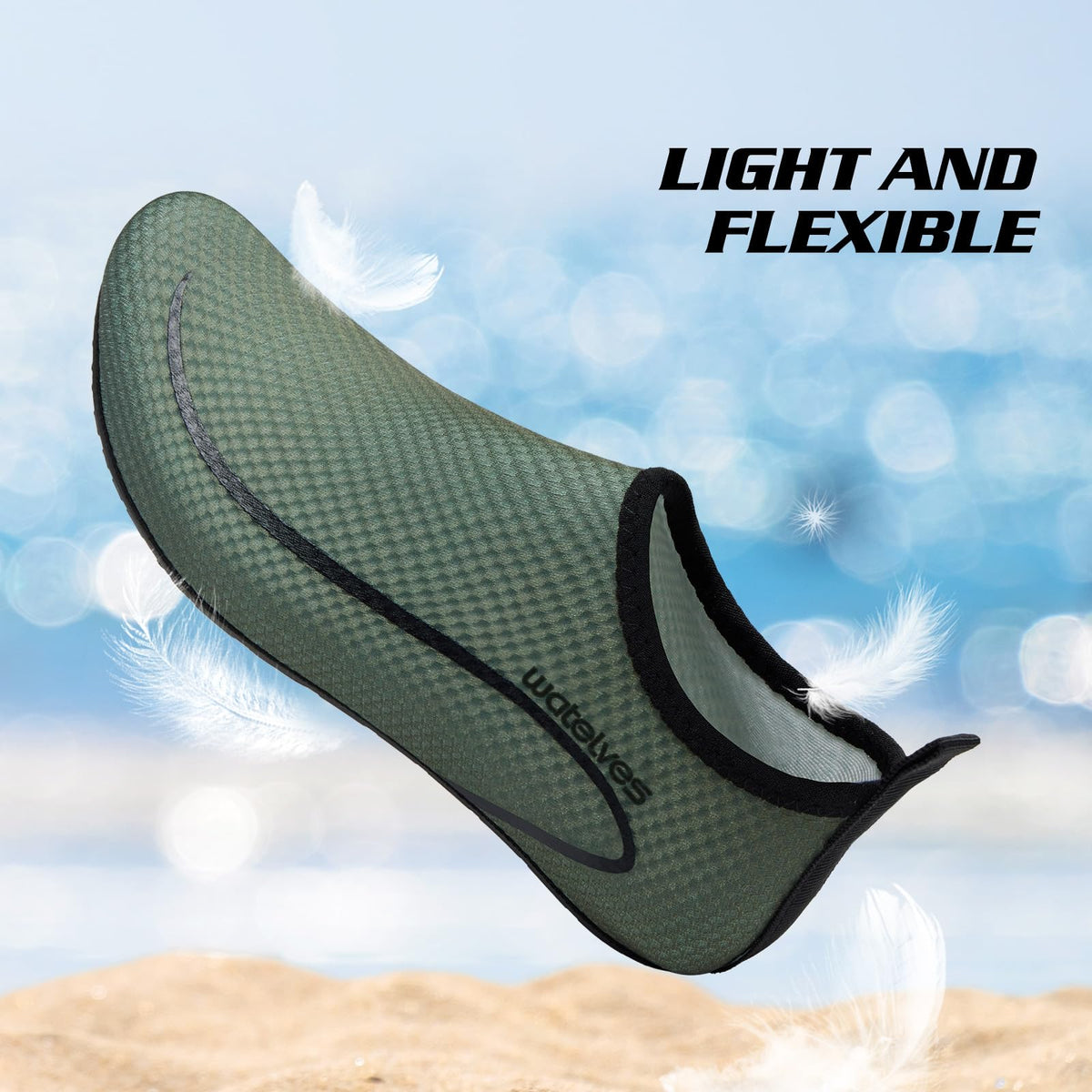 Swim Water Shoes Aqua Socks Barefoot for Sea Beach Swimming Shoes Pool Ladies Women Mens