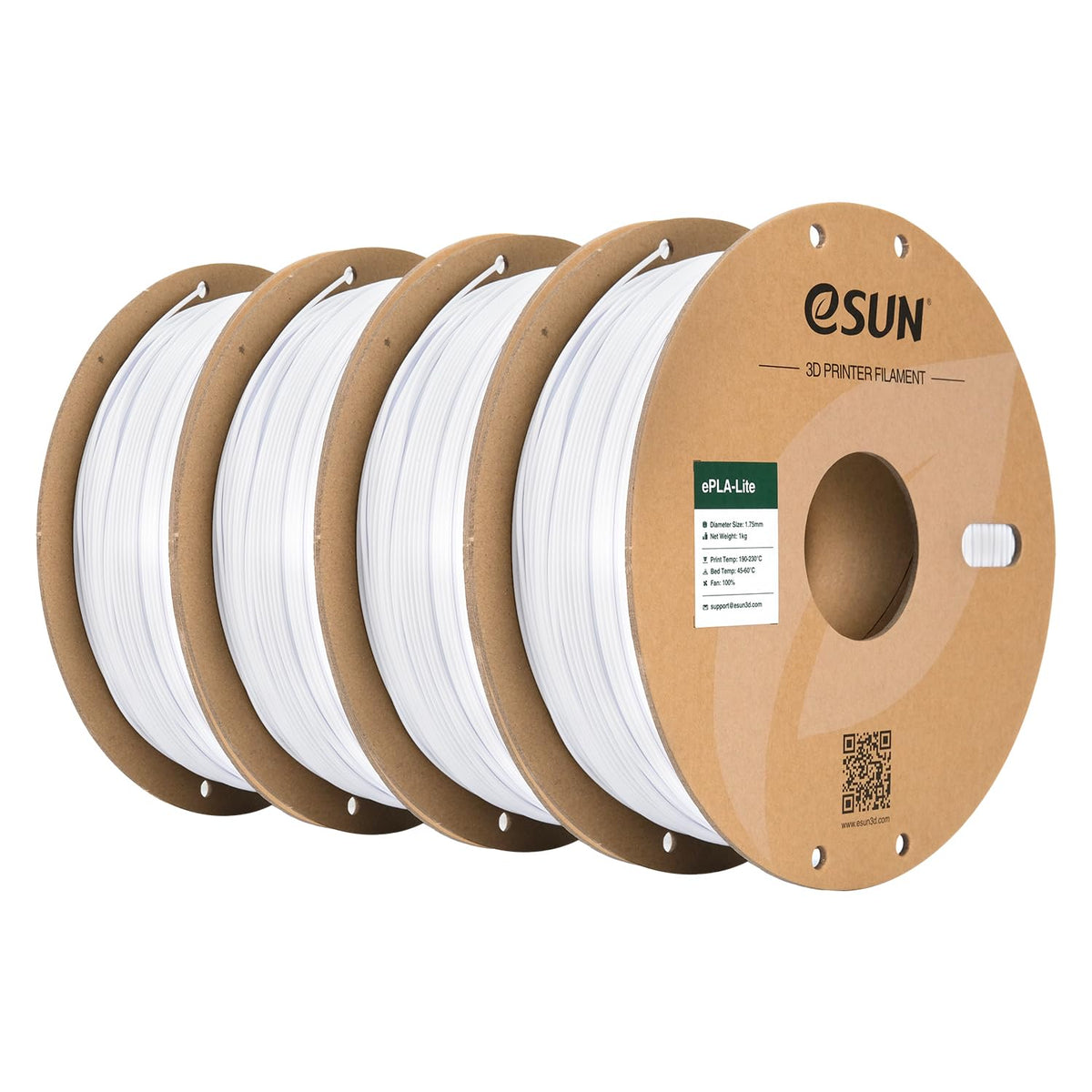 eSUN PLA Filament 1.75mm 1KG(2.2LBS), 3D Printer Filament PLA, Black
