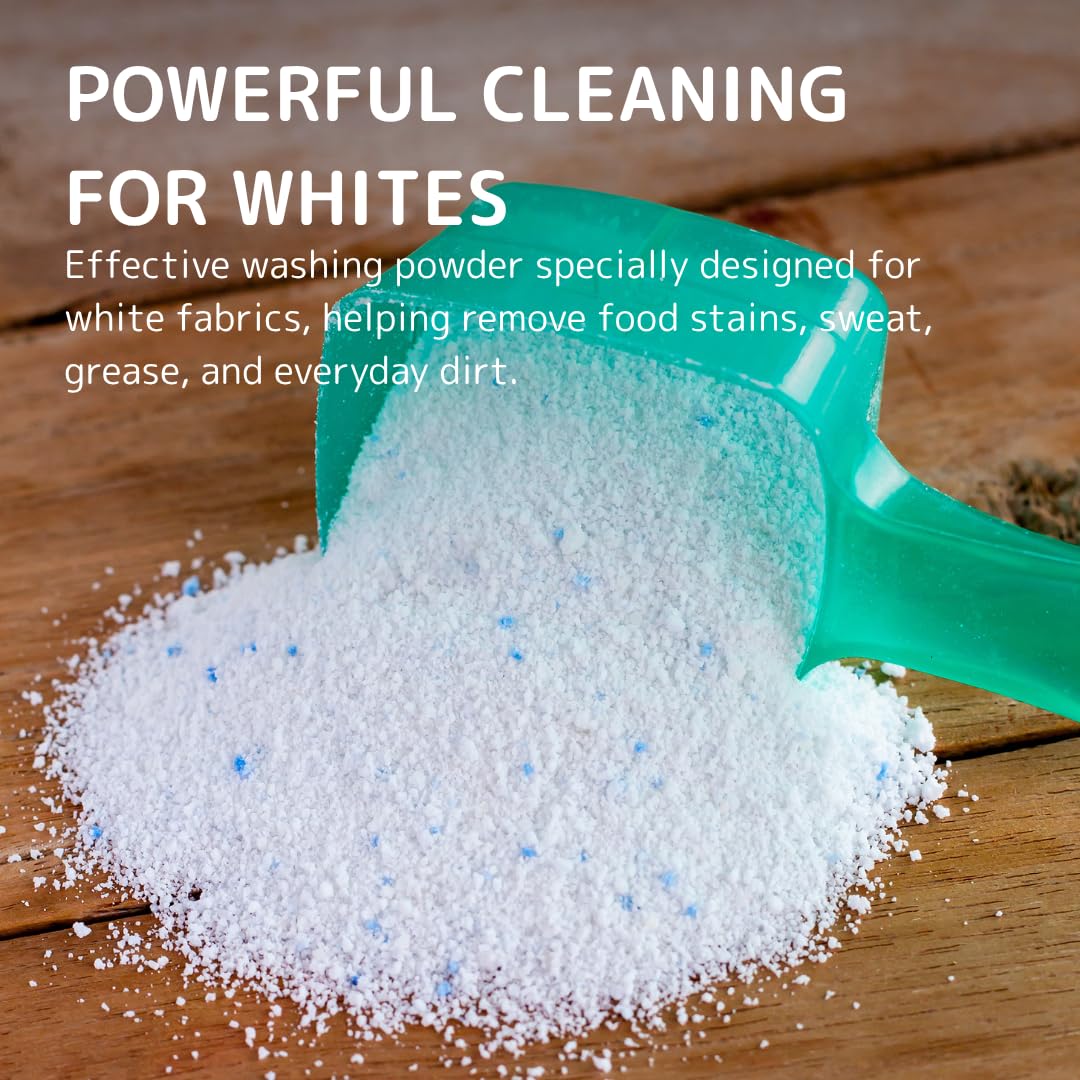 ABENA Washing Powder |5 kg| Jumbo Pack of Non scented Washing Detergent for light coloured clothing, Laundry Powder that's gentle on even the most sensitive skin.