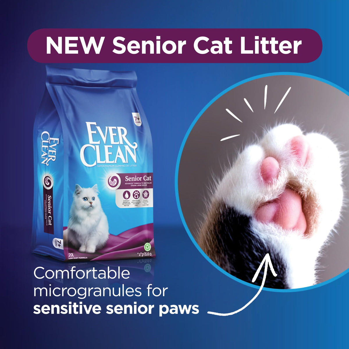 Ever Clean Clumping Cat Litter, Multiple Cat, Scented for long-lasting freshness, Unbeatable Clumping Strength, 10L