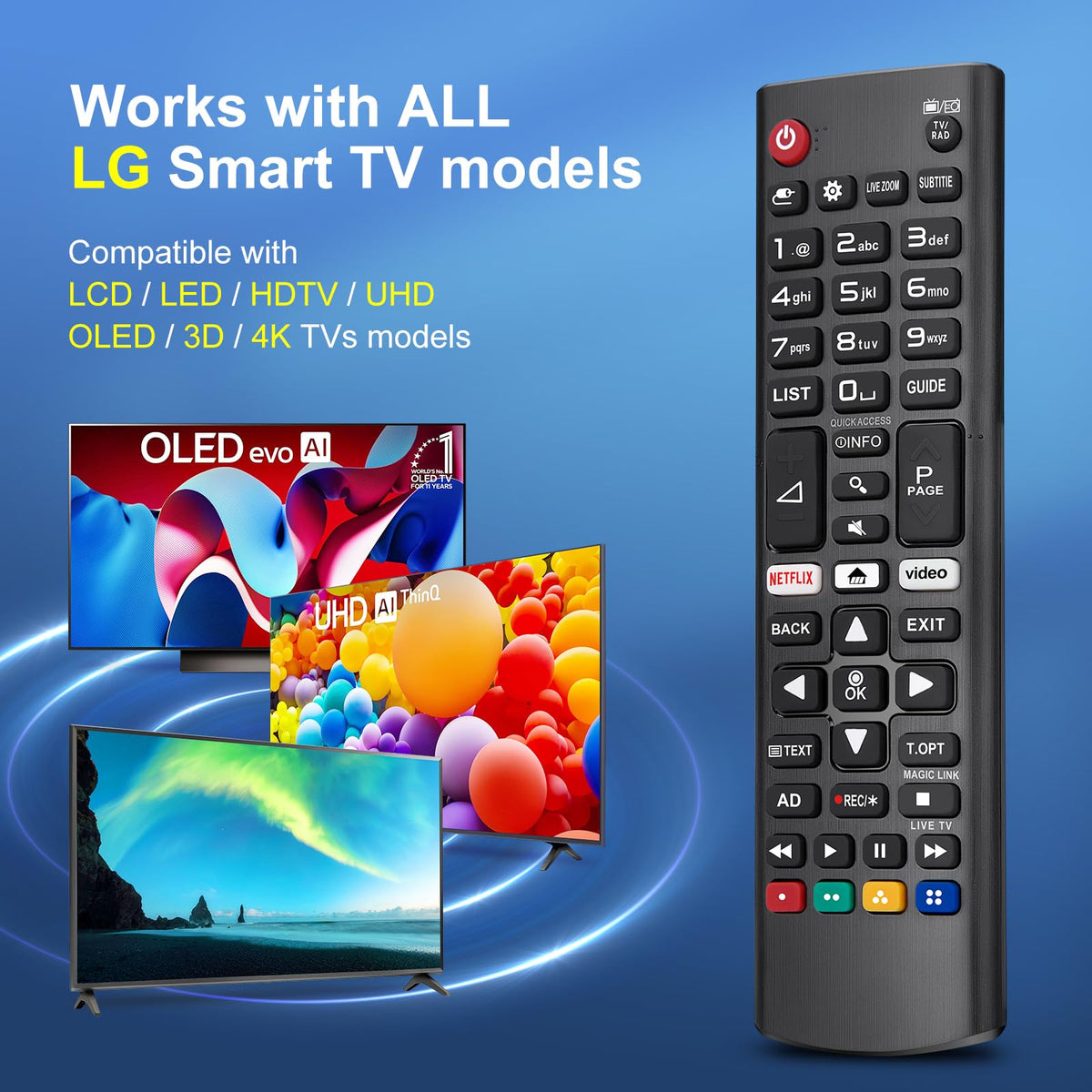 Universal for Samsung TV Remote Replacement【2 Pack】